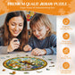 Wooden Puzzles for mature-themeds  Wooden Jigsaw Puzzles for mature-themeds Kids  Bee Spring Unique Shaped Wood Puzzles mature-themed  Creative Birthday Gifts for Friends Family Game  Home Decor (13.4 * 13.4in 300pcs)