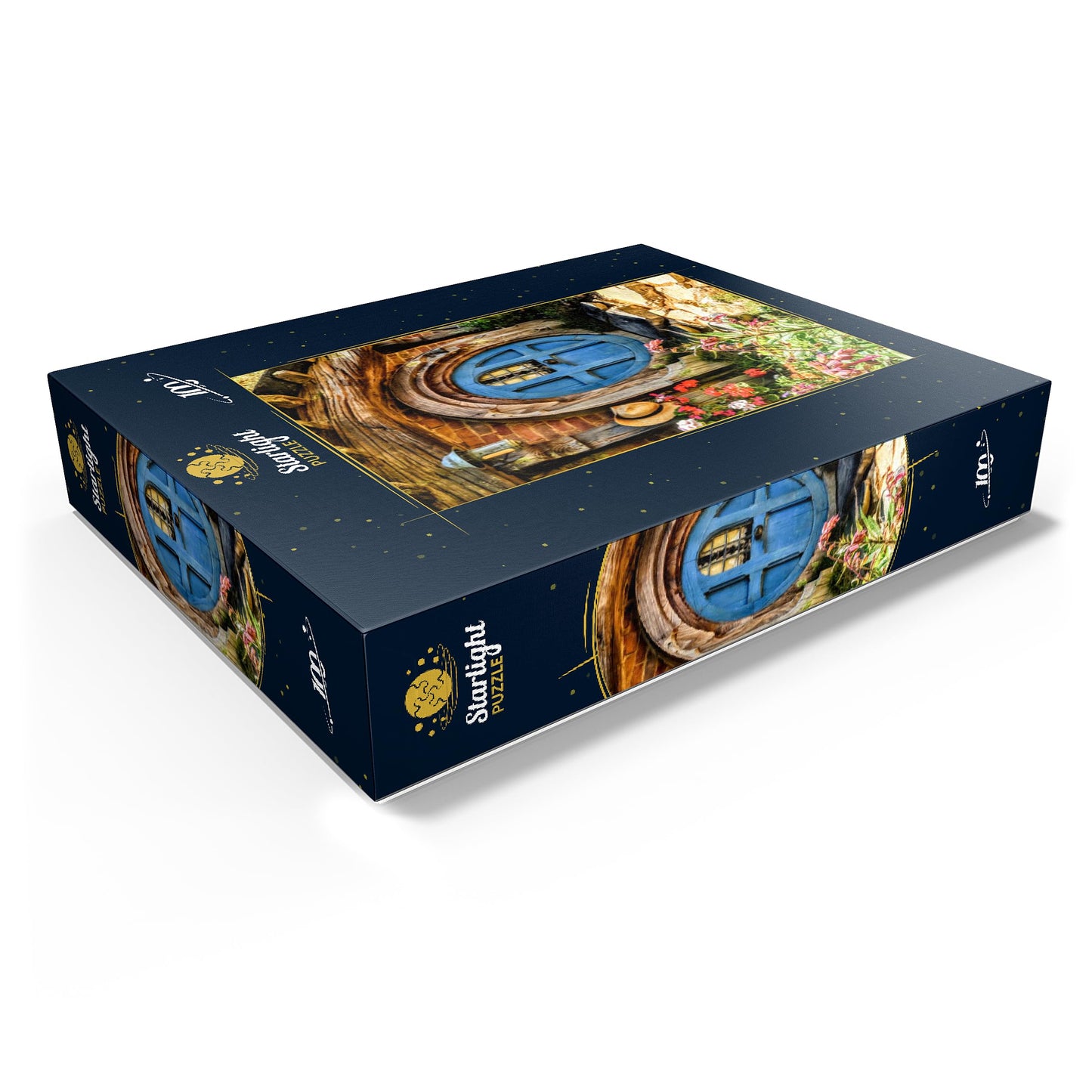 MyPuzzle 100 Piece Jigsaw Puzzle - Hobbit House in Hobbiton, Multi Color, Cardboard, Model 6311d3bc16b066fd565555c1