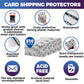 Card Protectors Trading Cards Shipping Supplies  510-Pack 4'' x 6'' Graded Card Sleeves for Mailing Inserts  Plastic Semi Rigid Card Holder Better Than Corrugated Cardboard Sheets