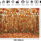 LTDKAEN Fall Leaves Forest Backdrop Glitter Autumn Maple Deciduous Photography Background Fall Thanksgiving Bridal Shower Party
