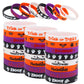Diyasy Halloween Silicone Wristbands,40 Pcs Rubber Bracelets Halloween Party Favor Trick Or Treat Gifts And Goodie Bag Fillers