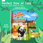 La Granja De Zenon BARTOLITO&LOLA Spanish Baby Books Toys Touch and Feel Cloth Crinkle Soft Spanish Books 0-6 Months Infant Newb