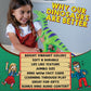 WONDERY KIDS Goliath Wow Velociraptor Toy - Jumbo Multicolor Plastic Dinosaur with Fun Fact Card