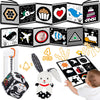 Starweeks Baby Toys 0-6 Months - 4 Pcs High Contrast Black And White Baby Toy 0-3 Months For Newborn - Tummy Time Toys Infant Se