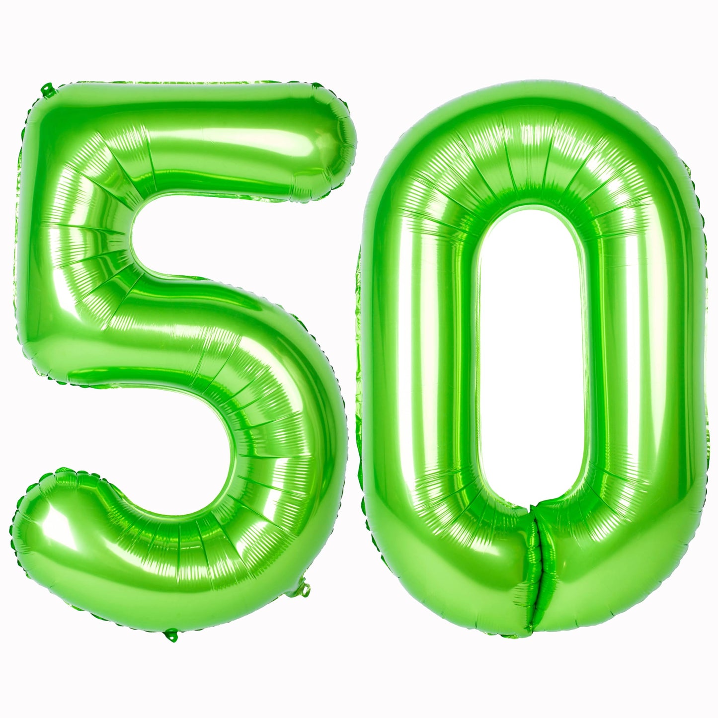 Number Balloons 40 Inch Green Birthday Party Decorations 50St Digital Jumbo Helium Foil Mylar Balloon