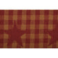 *Burgundy Star Woven Runner, 72&Quot;