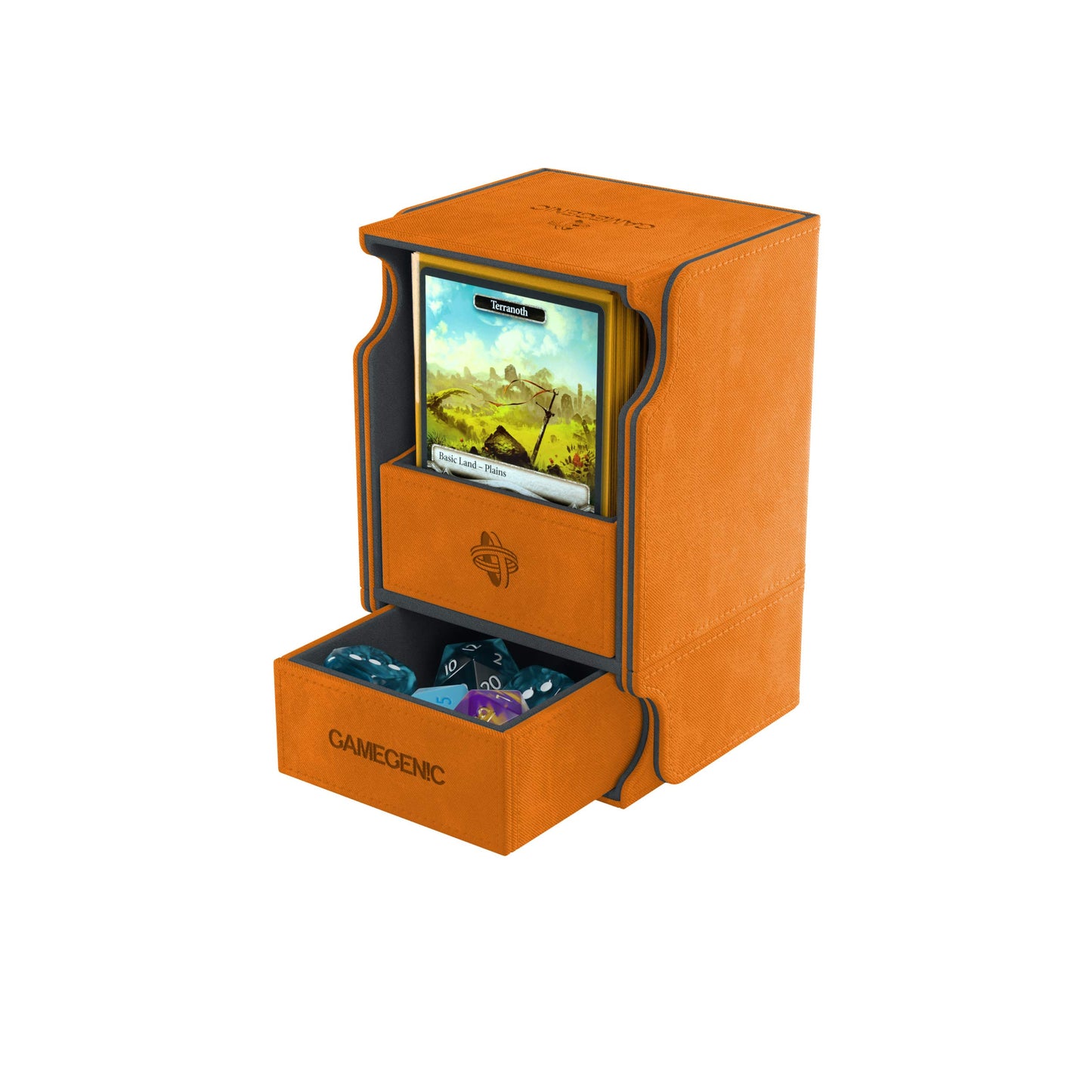 Gamegenic Deck Box: Watchtower Convertible Orange (100Ct)
