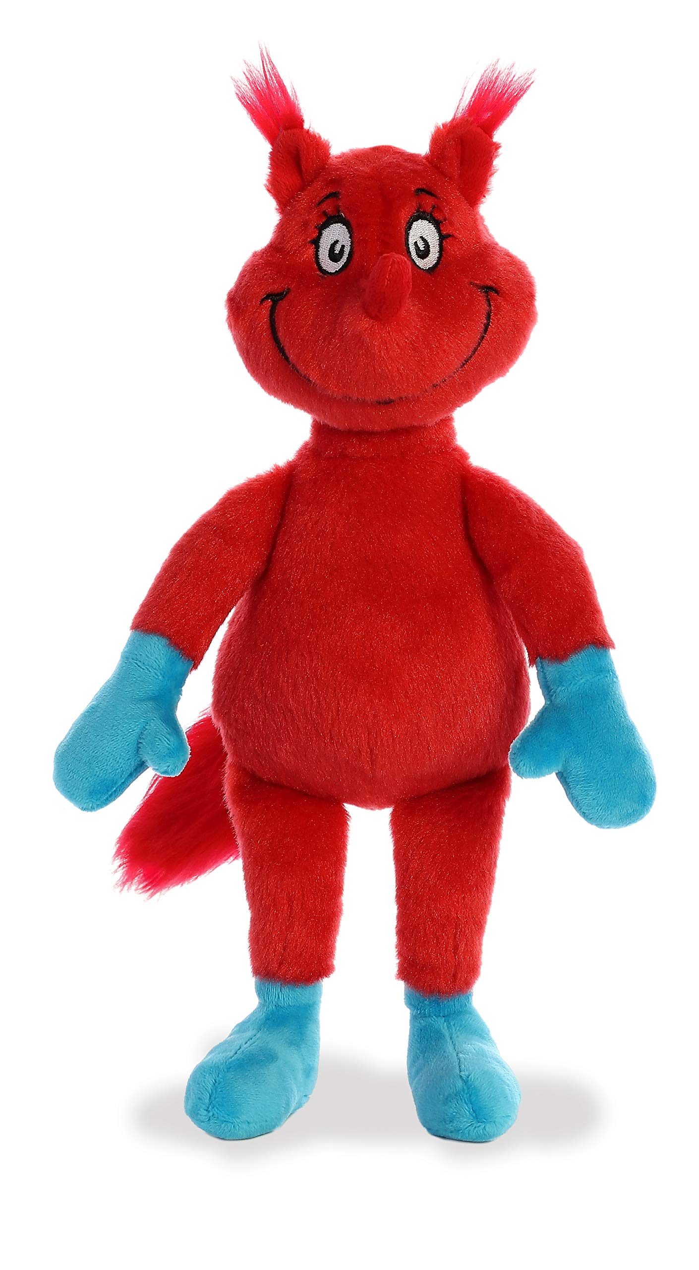 Aurora Whimsical Dr. Seuss Fox In Socks Stuffed Animal - Magical Storytelling - Officially Licensed - Red 12 Inches