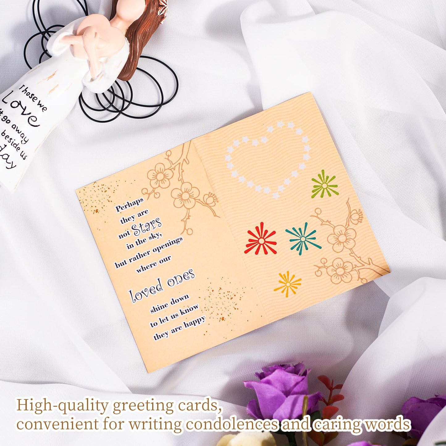 Siguejor Sympathy Gifts, Memorial Gifts For Loss Of A Loved One, Remembrance And Bereavement Gifts, Angel Figurines For Women (H