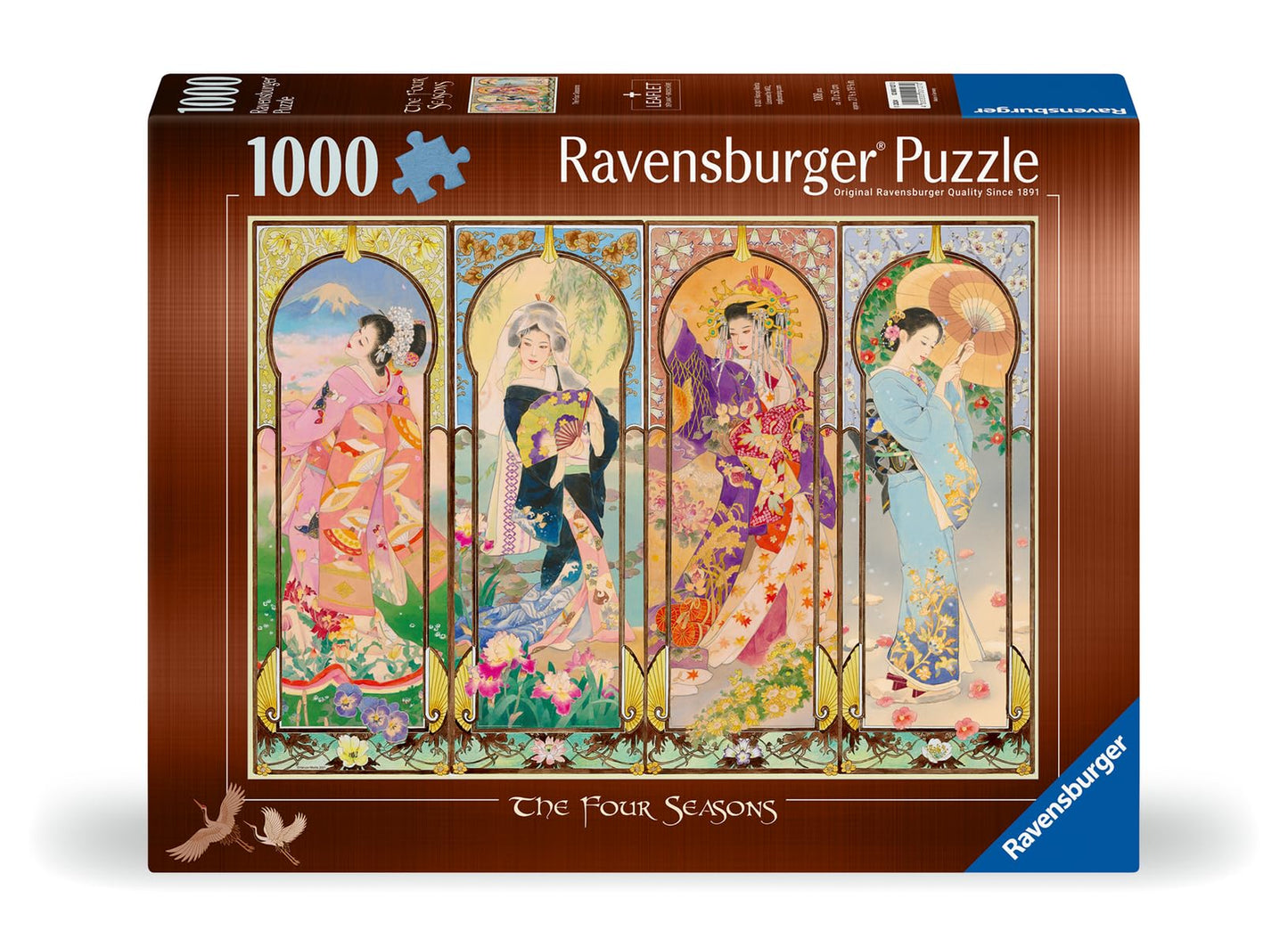 Ravensburger The Four Seasons 1000 Piece Jigsaw Puzzle For Adults - 12000127 - Handcrafted Tooling, Made In Germany, Every Piece Fits Together Perfectly