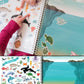 CUPKIN Animal Habitats Sticker Book - 500+ Stickers & 12 Coloring Pages - Fun for Kids Ages 2-10 - Paper, SB-Habitat