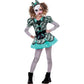 Multicolor Dark Doll Set (Xl 14-16) - Includes Dress, Headband, Mask, & Tights - Perfect For Themed Parties & Halloween Celebrations