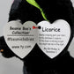 Ty Beanie Boos Licorice The Cat Plush Stuffed Animal - 6" Multi-colored Glitter Eyes