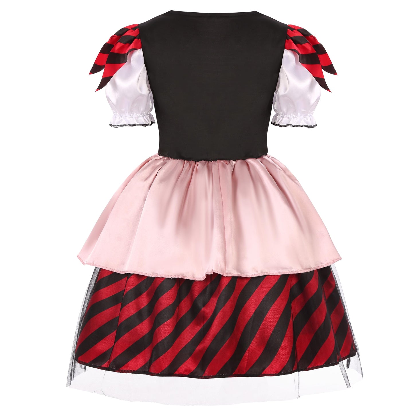 Girls Pirate Costume Buccaneer Princess Costume For Halloween Party Dress Up (7-9 Years)