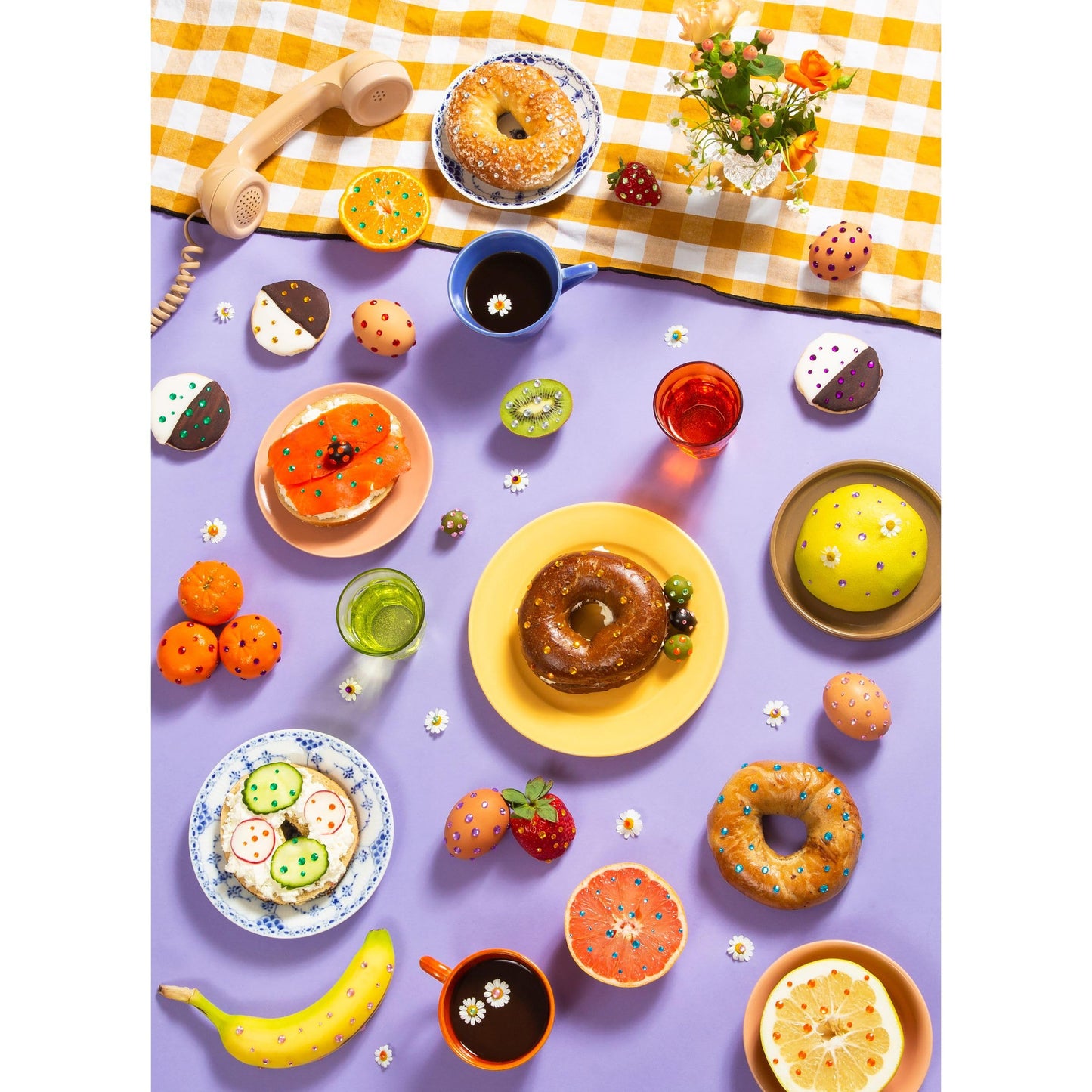 Piecework Puzzles Rise And Shine 1000 Piece Puzzle For Adults, Challenging Jigsaw Puzzle With Breakfast Table Imagery, Soft-Touc
