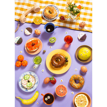 Piecework Puzzles Rise And Shine 1000 Piece Puzzle For Adults, Challenging Jigsaw Puzzle With Breakfast Table Imagery, Soft-Touc