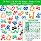 26 Pack 24 Blocks Fidget Snake Cube Mini Twist Puzzle Snake Cube Valentine'S Day Toys Mini Magic Snake Speed Cubes Filler For To