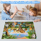 1000 Pieces Puzzles For Adults, Animal World Jigsaw Puzzle Challenging Night Game, Interlock Perfectly No Dust, For House Decora