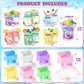 Valentines Day Gifts Cards For Kids, 30 Pack Ice Cube Squeeze With Valentines Day Card For Kid Classroom Exchange, Stretchy Stre