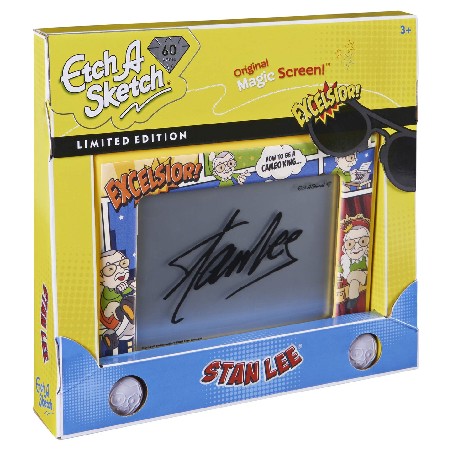Etch A Sketch Classic, Stan Lee Limited-Edition Drawing Toy With Magic Screen, For Ages 3 And Up