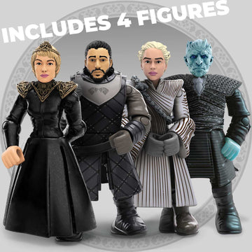 Mega -Construx -Game Of Thrones The Iron Throne Construction Set With Character Figures,Building Toys For Collectors (260 Pieces)
