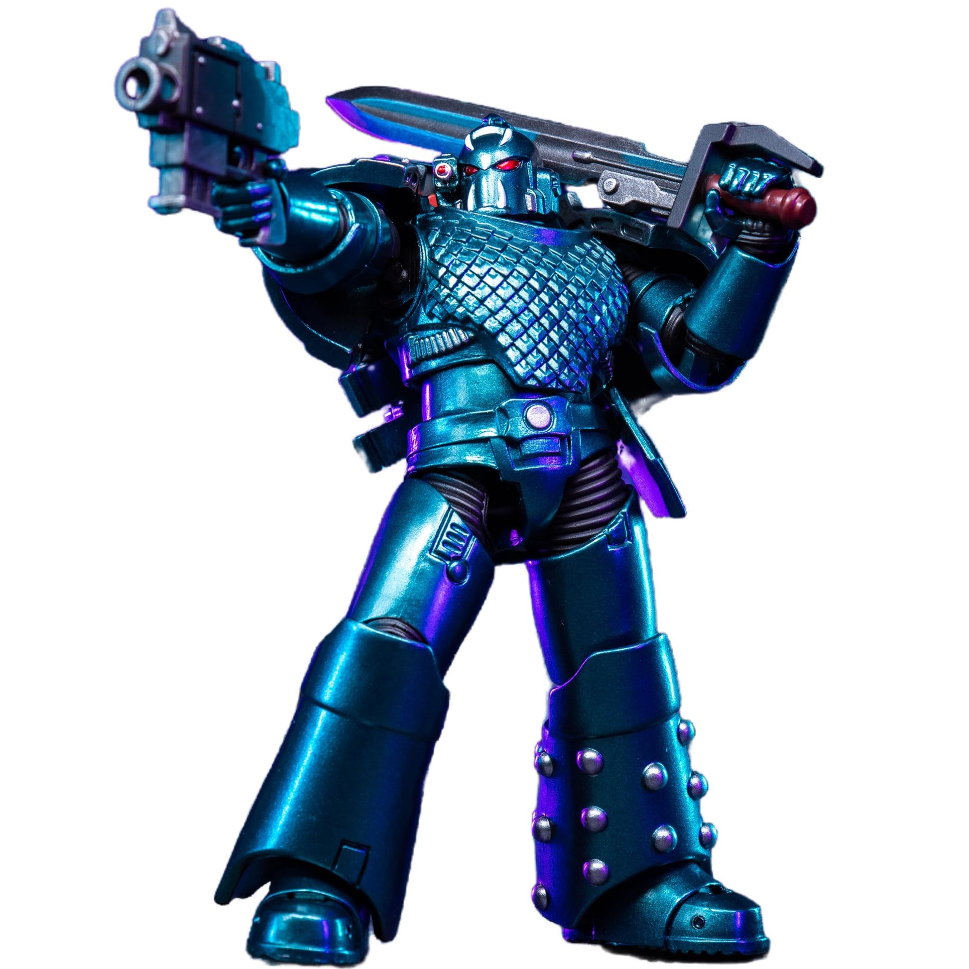 malt-inspiredISE JOYTOY 1/18 Action Figures - Warhammer The Horus Heresy Alpha Legion Headhunter Prime - 5 Classic Character Collectible Age 15 and Above