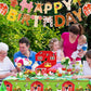 Hungdao Farm Birthday Piñata - Number 2, Red Cardboard Piñata with Blindfold, Bat & Confetti for Boys & Girls Party Decorations