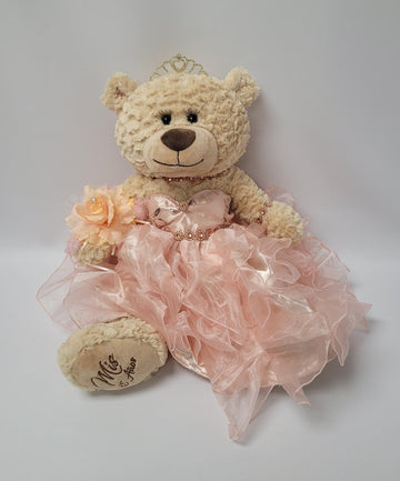 Kinnex Collections Since 1997 20'' Quince Anos Quinceanera Last Doll Teddy Bear With Dress (Centerpiece) ~ Arc16832-29R (Blush)