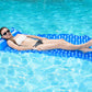 Poolmaster Roll 'N Go Swimming Pool Mattress Float, Blue