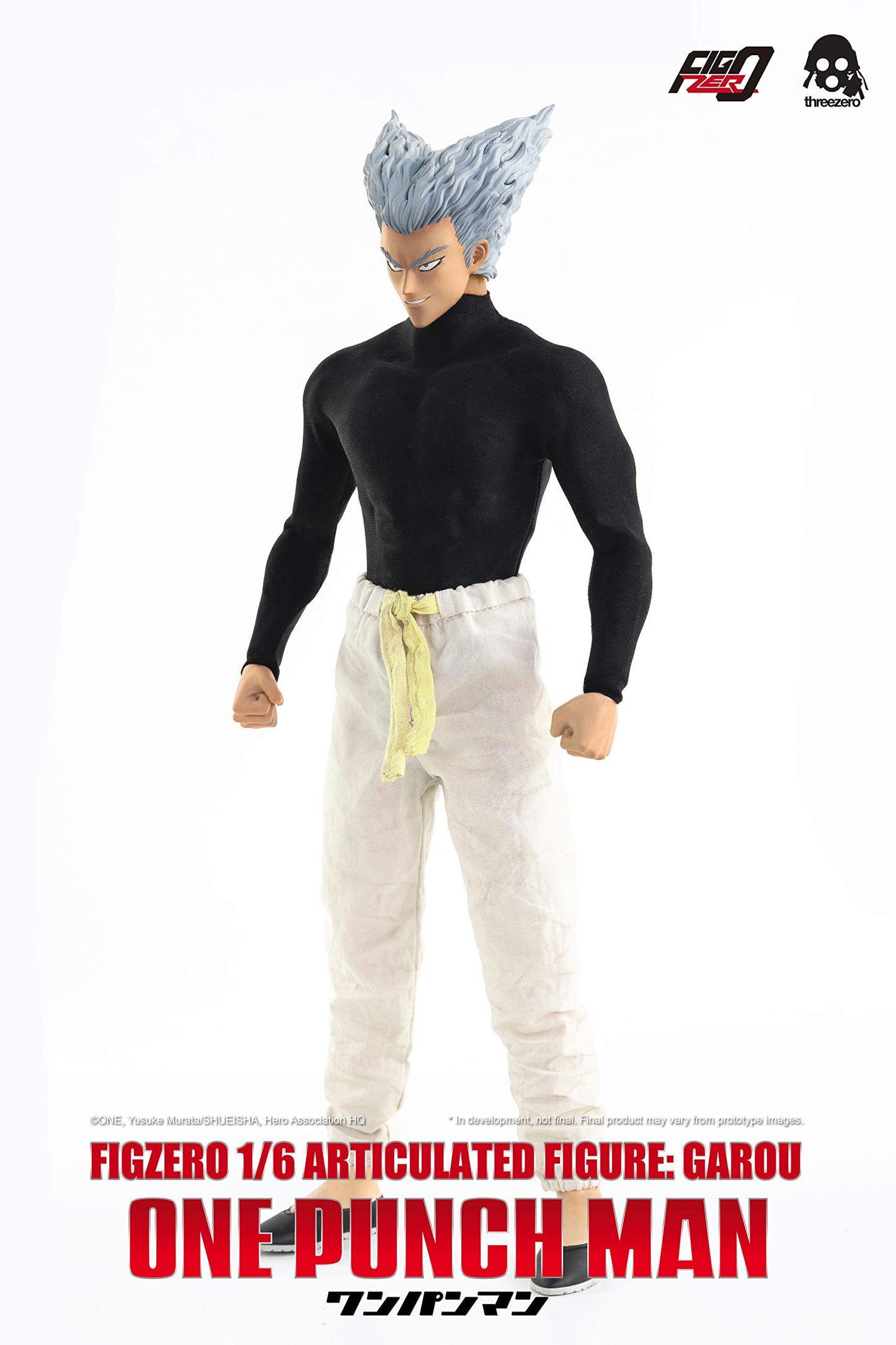 Threezero One-Punch Man: Garou (Season 2) 1:6 Scale Figzero Collectible Figure, Multicolor