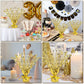Crowye 6 Pcs Metallic Foil Spray Centerpiece Fall Party Star Table Decoration Halloween Table Decor For Summer Autumn Birthday P