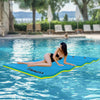 ItWorths 12' x 6' Floating Water Mat for Pool Lake, 3-Layer Foam Lake Floats Lily Pad Floating Mat for Water Recreation Swimming