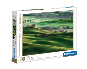Clementoni Collection 35098, Tuscany Hills Puzzle For Children And Adults, 500 Pieces, Ages 10 Years Plus, Multi Coloured