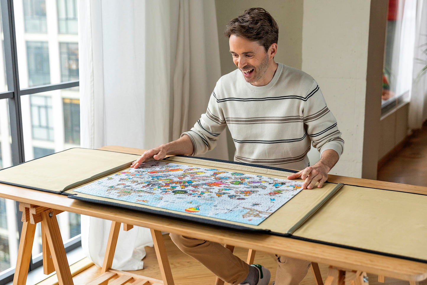 Jan Van Haasteren - Championship Football 1000 Piece Jigsaw Puzzle By Jumbo Games