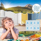 Diiopoty Puzzles for Adults Jigsaw Puzzles 500 Piece Boats Canoe at Wetland Moraine Lake Canoes for Family Fun Games Challenging