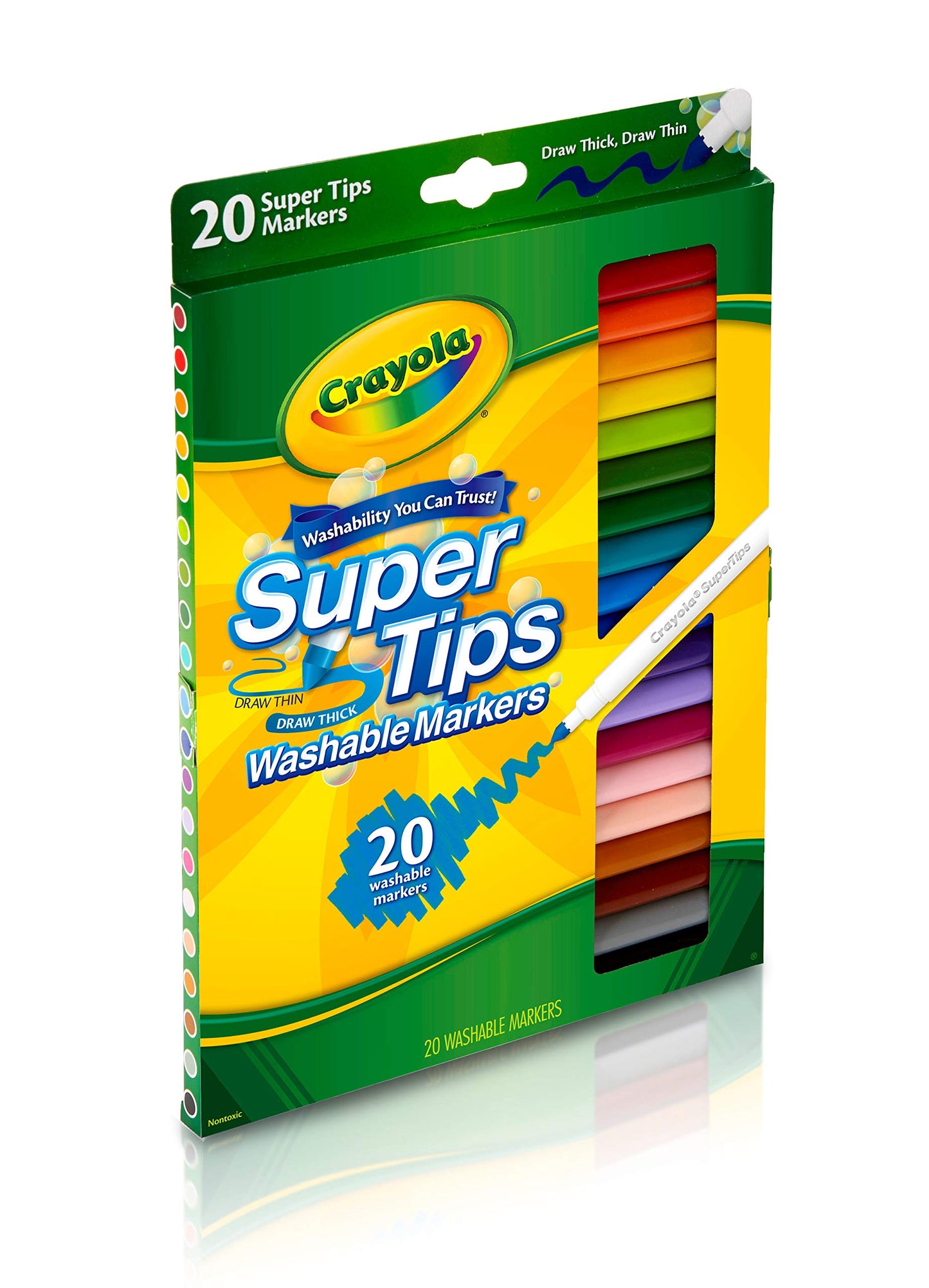 Crayola 20 Ct Super Tips Washable Markers