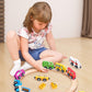 Helsort Wooden Magnetic Trains Cars - 8 Piece Educational and Skill-Building Wooden Toy for Boys and Girls Toys Train, Montessor