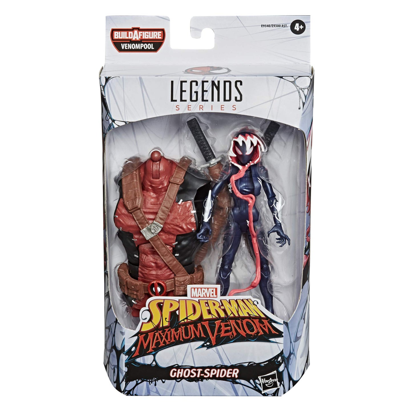Marvel Hasbro Legends Series Venom 6-Inch Collectible Action Figure Toy Ghost-Spider, Premium Design, Black