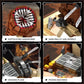 BuicraHub Sandworm Building Blocks Set, 1688 Pcs, Brown, Includes Suspended Ornithopter, Creative Gift for Boys 8-12 and Movie Fans
