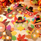 Shyyween 48 Sets Thanksgiving Turkey Mask Crafts Kits Bulk DIY Paper Craft Art Make Your Own Turkey Mask Fall Craft Kits for Tha