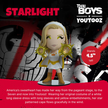 Youtooz Starlight 4.5 Vinyl Figure, Official Licensed Starlight Collectible from The Boys TV Series and Comic The Boys Collectio