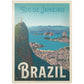 Mypuzzle Brazil: Rio De Janeiro Harbor View, Vintage Poster - Premium 1000 Piece Jigsaw Puzzle For Adults