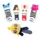 Baby K Baby Rattle Socks & Hand Rattle For Girls & Boys (Pet+Bird Set A) - Baby Toys 6-12 Months - Baby Wrist Rattles And Foot Rattles - Baby Toys For Newborns As Gift - Easy To Wear Baby Rattle Toys