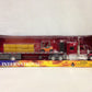 New Ray Toys International Lonestar Flatbed Trailer,with Hay Bales and Forklift,1:32 Diecas
