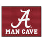 FANMATS 14525 University of Alabama All-Star Mat - Man Cave | Red | 33.75x42.5 | A Primary Logo