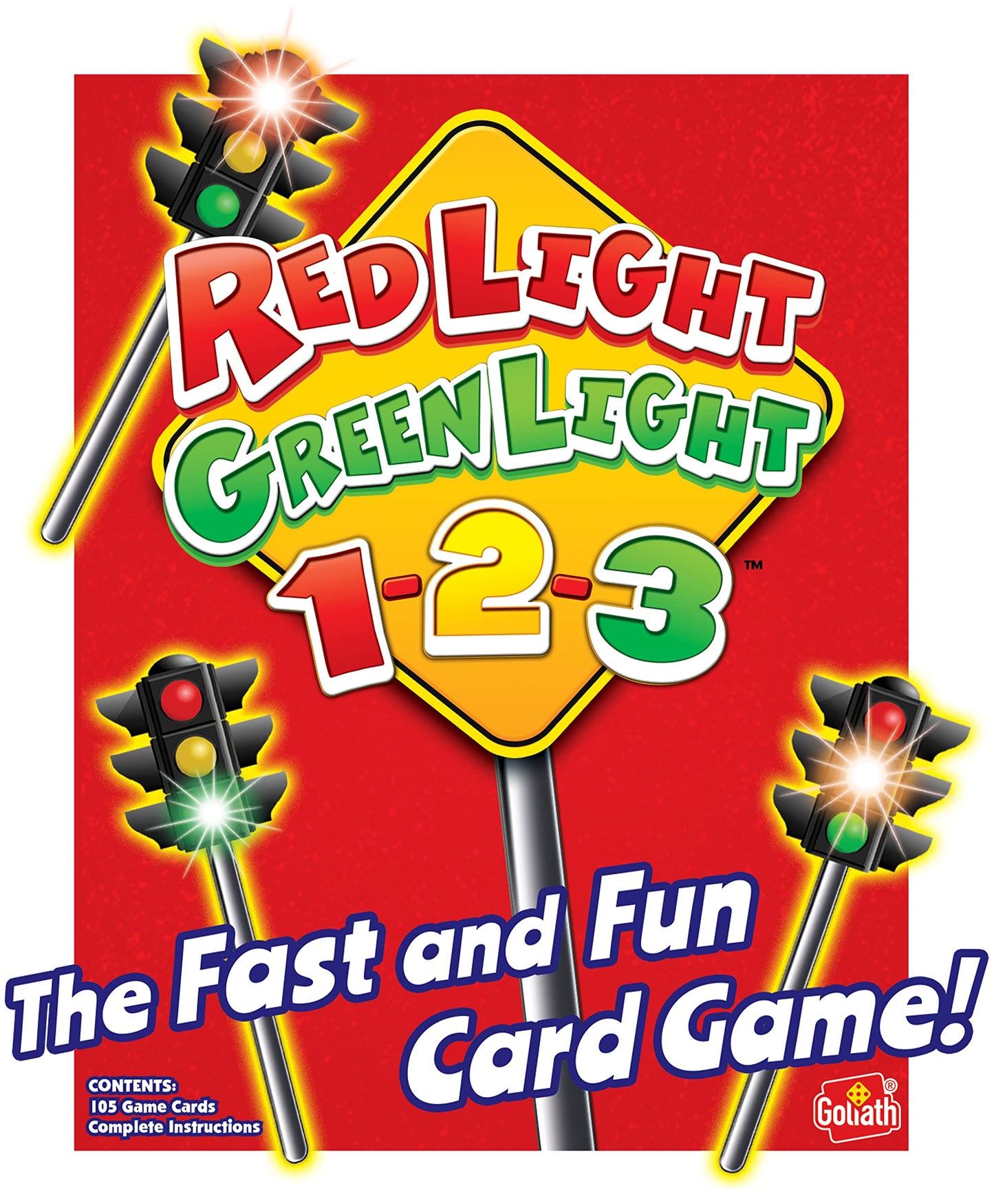 Endless Games Red Light, Green Light Card Game - Multi Color, Ages 5+, Model 835, Paper Material