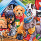 Masterpieces 300 Piece Ez Grip Jigsaw Puzzle - Camping Buddies - 18''X24''