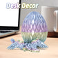 Flavery 3D Printed Flying Dragon Egg - 7'' Winged Dragon In Diamond Easter Eggs, Flexible Crystal Animal Inside, Mystery Dragon