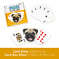 Pug-Shaped Playing Cards | 52 Card Deck + 2 Jokers