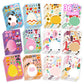 36 Sheets Easter Egg Stickers For Kids,Easter Basket Stuffers,Make A Face Sticker With Easter Egg Themed,Make Your Own Sticker,E